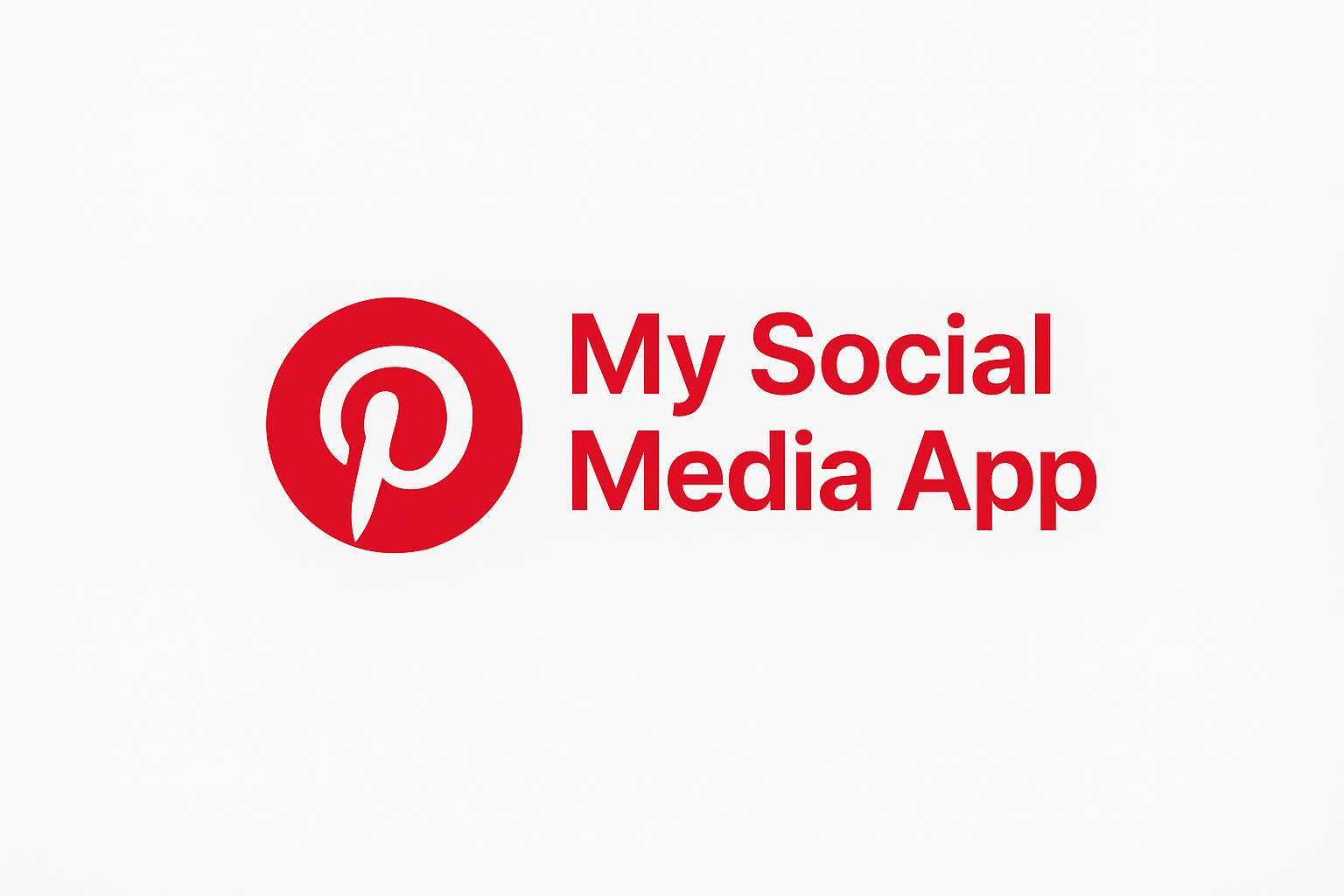 Screenshot of My Social Media App project showing the main interface