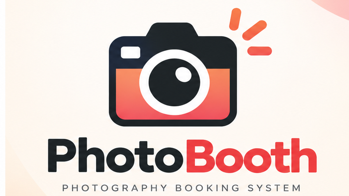 Screenshot of Photography Booking System project showing the main interface